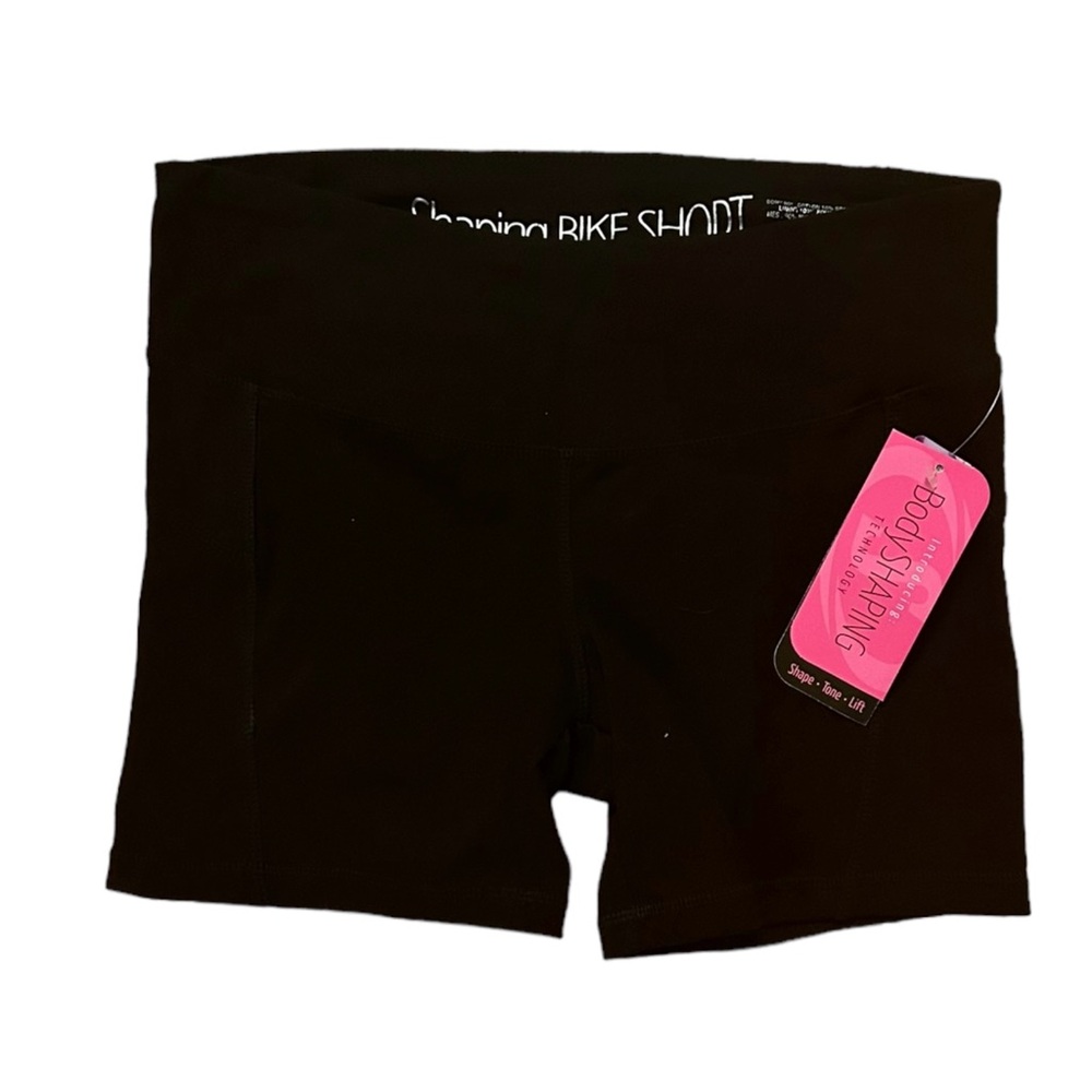 NWT Spalding Bike Shorts Women's S Small Black Body Shaping Speed Dri